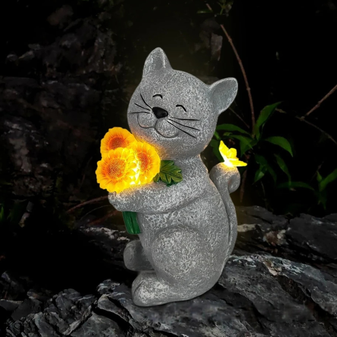 LumiPaws Solarkatze