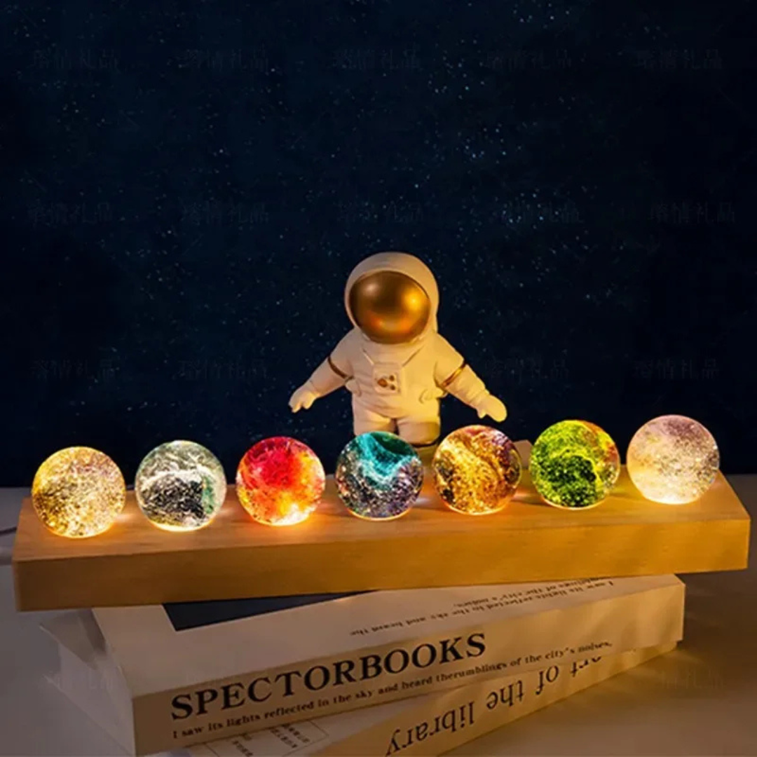 KosmosGlanz Kristalllampe