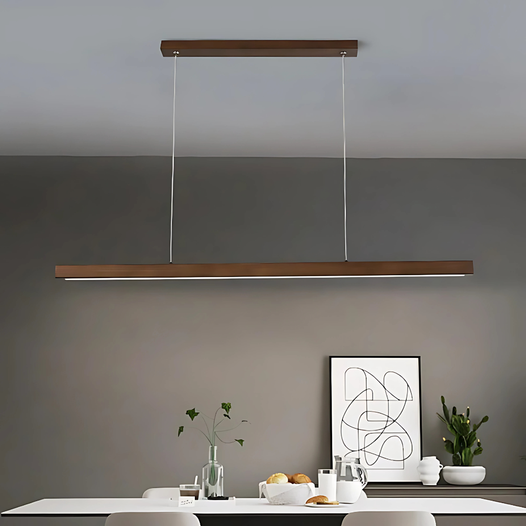 HausGlow Ligna Holz Pendelleuchte