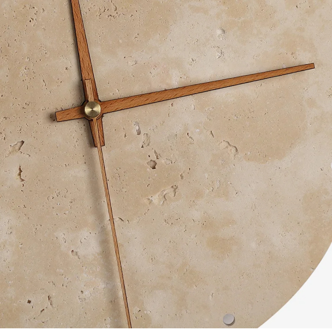 LumiStone Wanduhr mit Licht