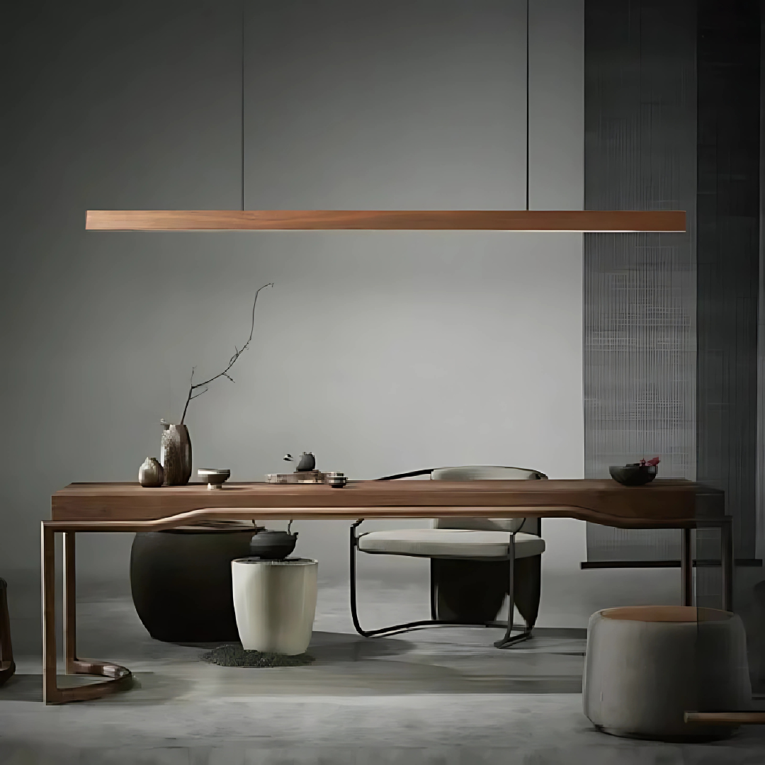 HausGlow Ligna Holz Pendelleuchte