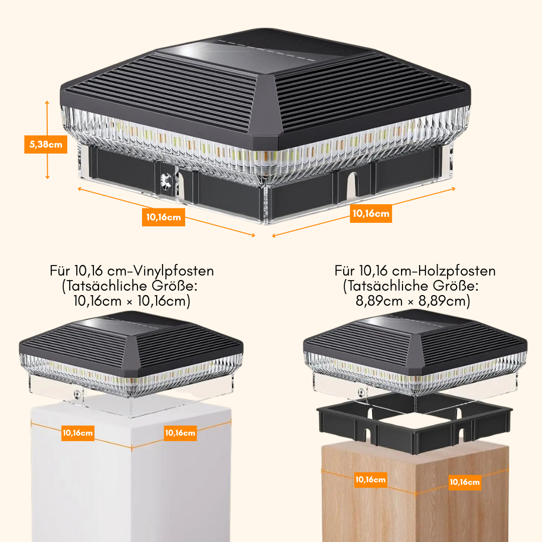 LumaCap Solarpfostenleuchten