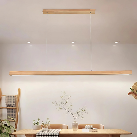 HausGlow Ligna Holz Pendelleuchte