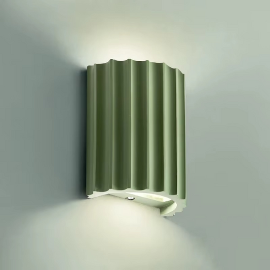 LichtWelle Geriffelte Wandleuchte