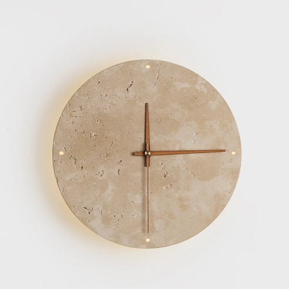 LumiStone Wanduhr mit Licht