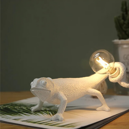 LeuchtEchse Chamäleon Lampe