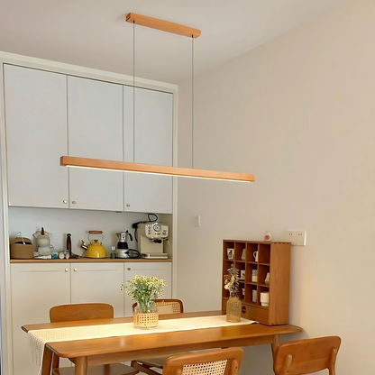 HausGlow Ligna Holz Pendelleuchte