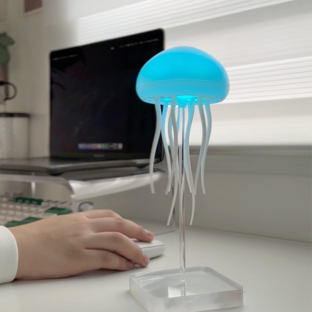 OzeanGlanz Quallen Lampe