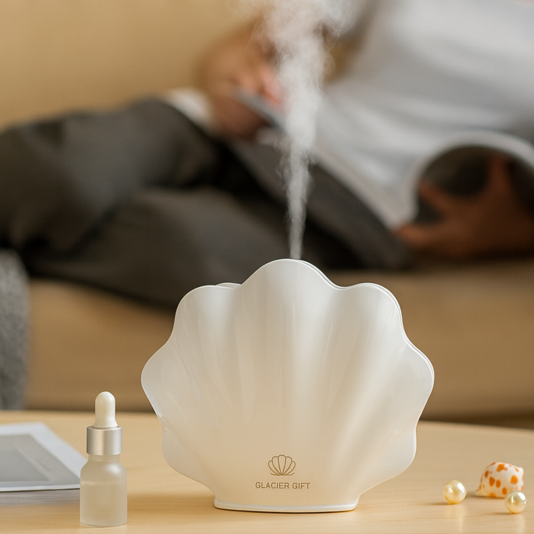 AuraShell Aroma Diffusor Lampe