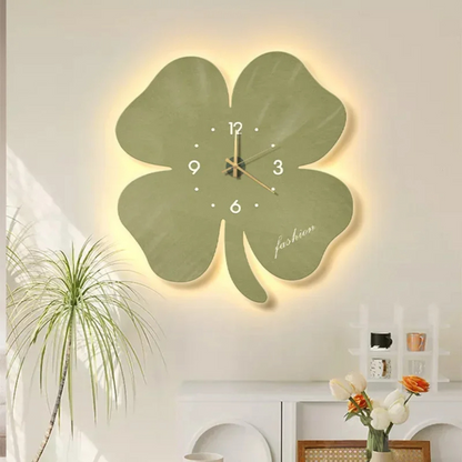 LumeBlüte Beleuchtete Wanduhr