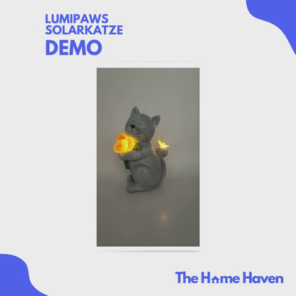 LumiPaws Solarkatze